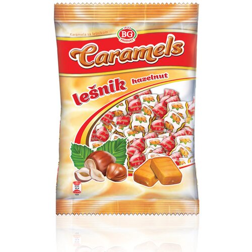 BG PRODUKT karamele sa ukusom lešnika 80g Slike