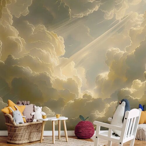  Foto tapeta - Enchanting Play of Colors Against a Backdrop of Clouds 196x140 Cijene