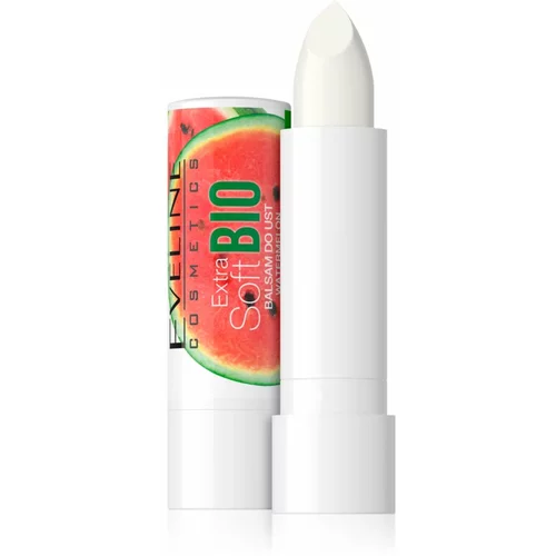Eveline Cosmetics Extra Soft Bio Watermelon intenzivni hidratantni balzam za usne 4 g