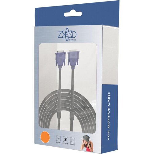 Zed Electronic VGA (monitor) kabl, dužina 10 metara - MC/10, Crni Cijene