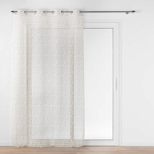 Douceur d int&amp;eacute;rieur Bež prosojna zavesa 137x280 cm Farandole &amp;ndash; Slike