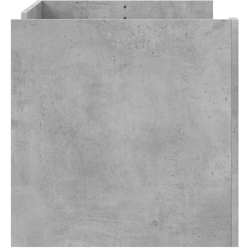  Stolić za kavu siva boja betona 100 x 50 x 50 cm od drva Slike