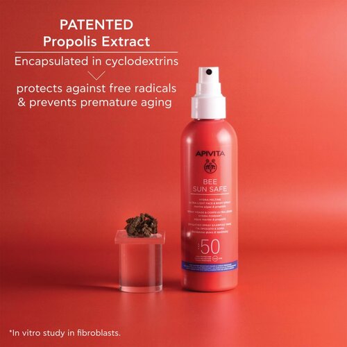 Apivita Bee Sun Safe Hydra Melting Ultra-Light za&amp;scaron;titno mlijeko za sunčanje u spreju SPF 50 200 ml Slike