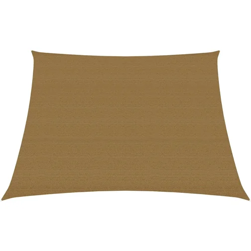 vidaXL Senčno jadro 160 g/m² taupe 4/5x4 m HDPE, (20965634)