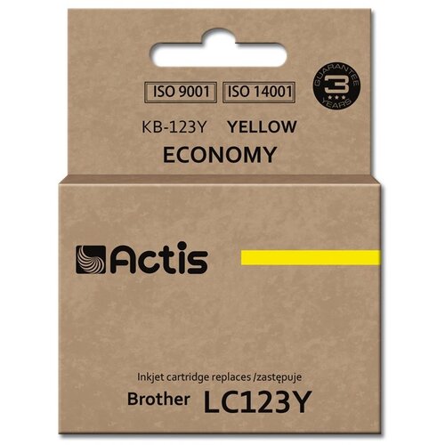 Actis KB-123Y Ink (replacement for Brother LC123Y /LC121Y; Standard; 10 ml; yellow) Cijene