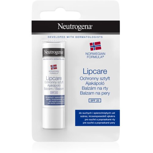 Neutrogena norwegian Formula&amp;reg; lip care SPF20 balzam za suhe in razpokane ustnice 4,8 g Slike