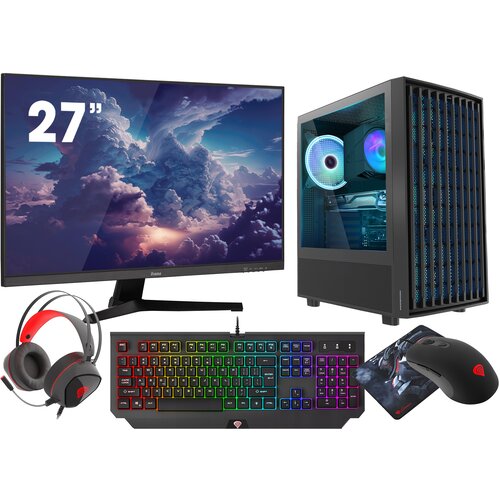 VIST breeze pc gaming ryzen 7 5700X - ram 32GB - rtx 4060 - ssd 1TB M.2 - wifi - 27&amp;quot; - windows 11 pro, (21553970) Slike