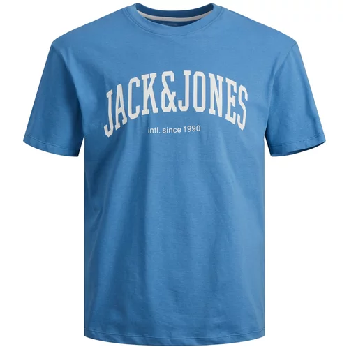 Jack & Jones Majica 'JOSH' nebesko plava / bijela