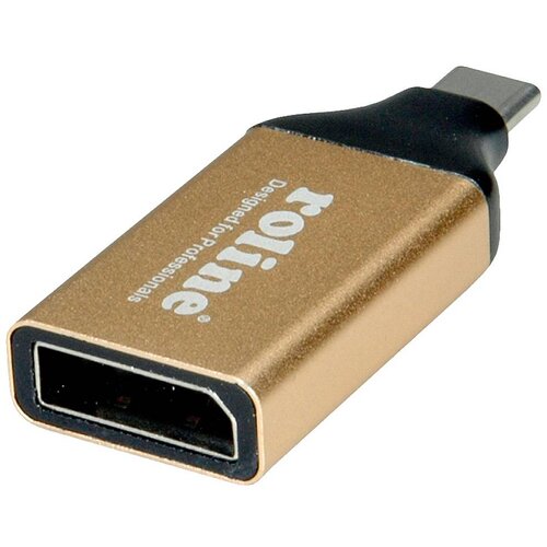 Roline 12.03.3232 USB-C&reg; / DisplayPort adapter črna\, zlata, (20426555) Cene