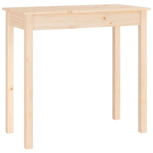 Maison Chic konzolna miza - miza ob steni 80x40x75 cm trdna borovina, (21786000) Cene