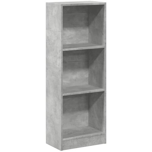 VidaXL Knjižna omara betonsko siva 40x24x109 cm inženirski les, (21326796) Slike