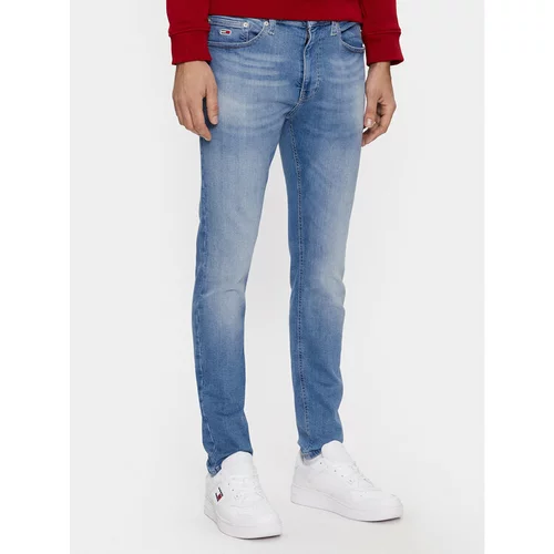 Tommy Jeans Jeans hlače Austin DM0DM18160 Modra Slim Fit