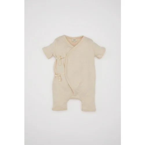 Defacto Baby Girl Newborn Short Sleeve Jumpsuit