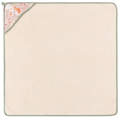 Petite&amp;amp;Mars Loulou brisača bambus 100x100cm, Rosy Wilderness Slike