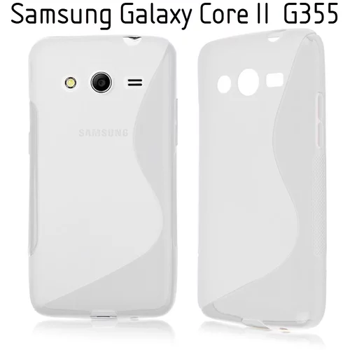  Gumijasti / gel etui S-Line za Samsung Galaxy Core 2 - prozorni