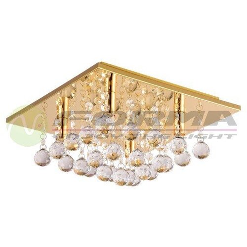 Forma Plafonska lampa F9008-4C GD Slike