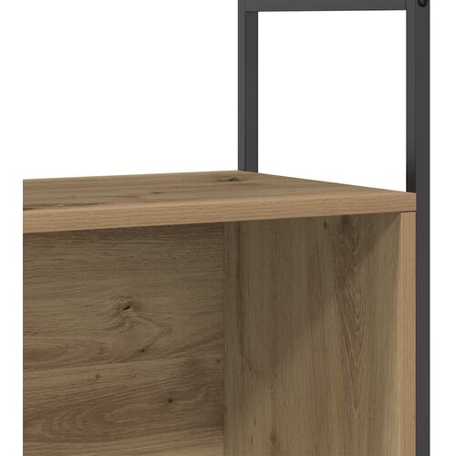  Polica Umjetnički hrast 80 x 30 x 78,5 cm Konstruirano drvo Slike