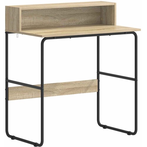  Stol s pohranom Hrast sonoma 80 x 50 x 91 cm Slike