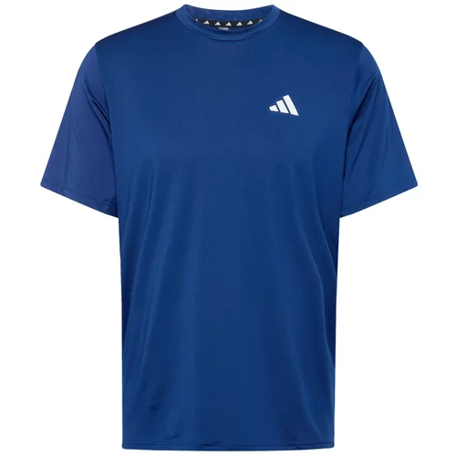 Adidas Funkcionalna majica 'Essentials' temno modra / bela
