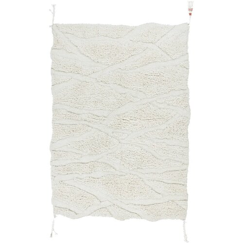 Lorena Canals Bela pralna ročno tkana volnena preproga 170x240 cm Enkang Ivory &amp;ndash; Slike