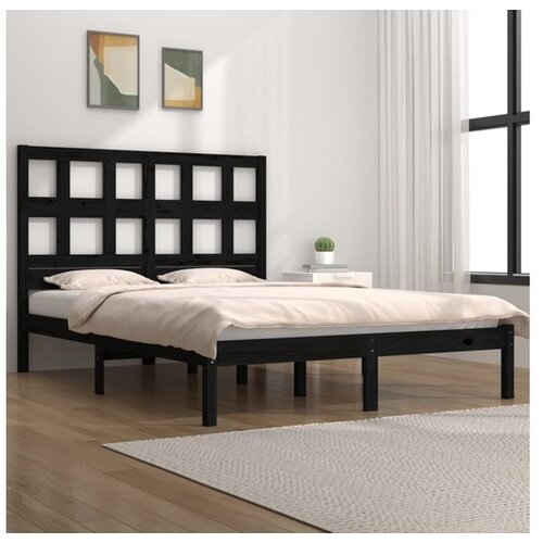 Za krevet od masivne borovine crni 200 x 200 cm Cene