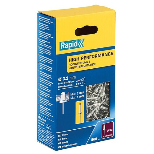 Rapid Slepa kovica (500 kos, Premer zakovice: 3,2 mm, Dolžina zakovice: 8 mm) Cene