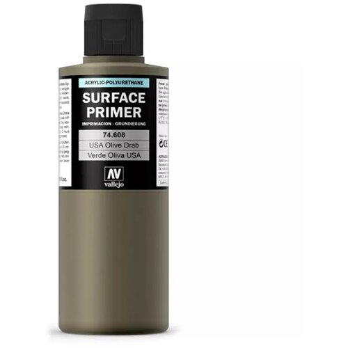 Vallejo surface primer - u.s. olive drab 200ml Slike