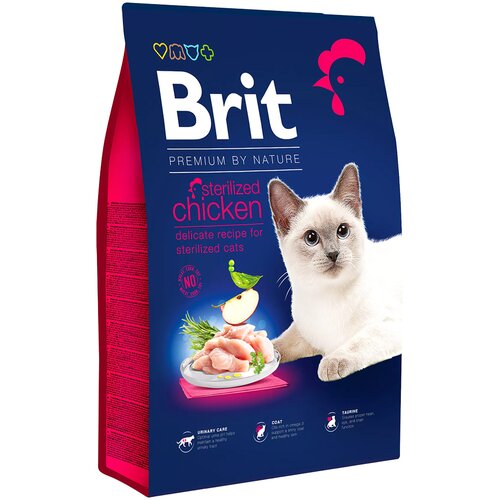 Brit Premium by Nature Cat Sterilized piletina - 2 x 8 kg Cijene