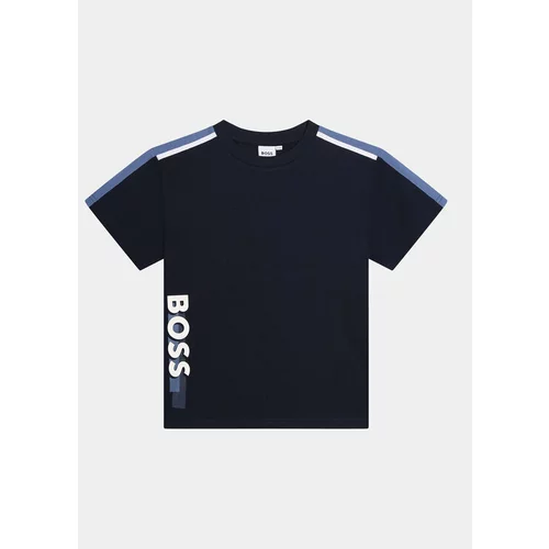 Boss Majica J50722 S Mornarsko modra Loose Fit