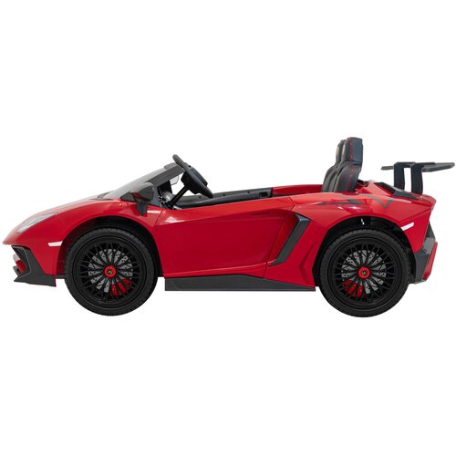  Licencirani auto na akumulator Lamborghini Aventador SV STRONG - dvosjed - crveni Slike