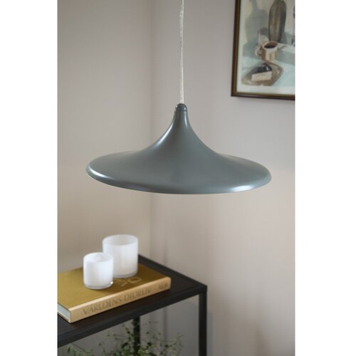 Marksl&amp;ouml;jd Siva metalna LED viseća svjetiljka s mogućnosti zatamnjivanja &amp;oslash;37x13 cm Beam &amp;ndash; Slike