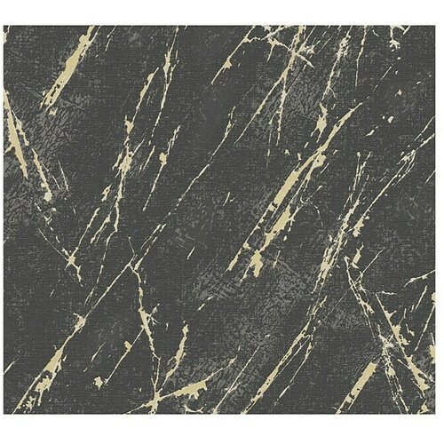 AS Creation Casual Living Flis tapeta Mramor (Crna/Zlatna/Metalik, Izgled kamena, 10,05 x 0,53 m) Cijene