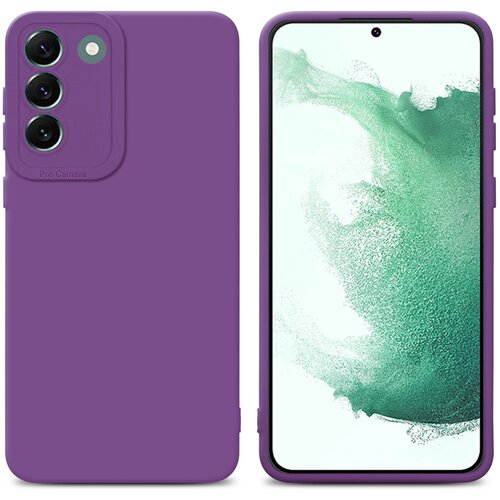 Cadorabo Case, združljiv s Samsungom v tekočini Matte Purple - za&scaron;čitni pokrov iz fleksibilnega silikona TPU, (20596533) Cene