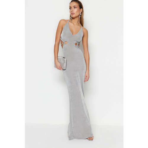 Trendyol Evening & Prom Dress - Gray - Mermaid Cene