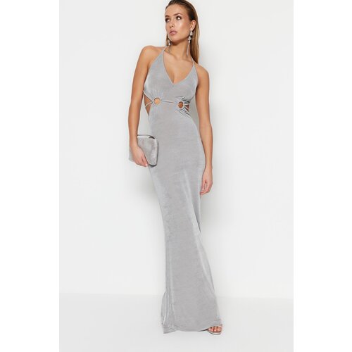 Trendyol Evening & Prom Dress - Gray - Mermaid Cene