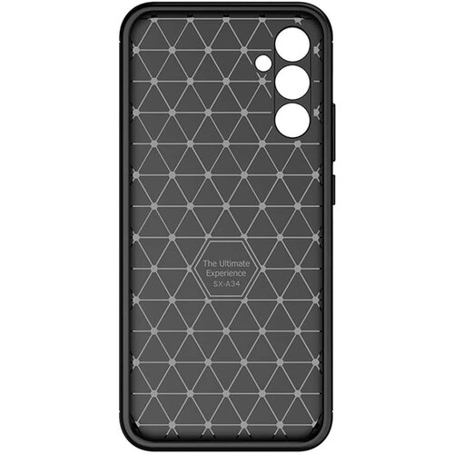 Techsuit CarbonFiber maska za Samsung Galaxy A34 5G &amp;ndash; crna Slike