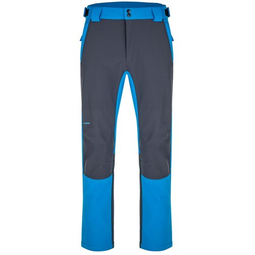 LOAP Men&amp;#039;s softshell pants LUPIC Dark grey/Blue Slike