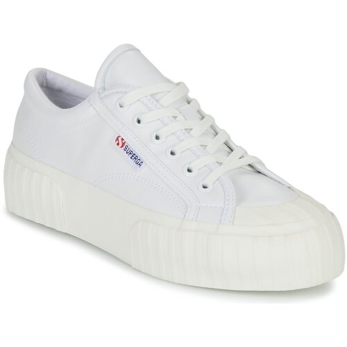 Superga 2630 stripe platform vegan bijela Slike