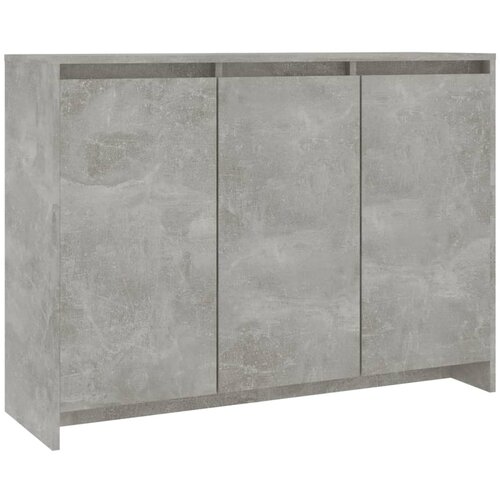 Maison Chic Komoda - Predalnik betonsko siva 102x33x75 cm inženirski les, (21722573) Cene