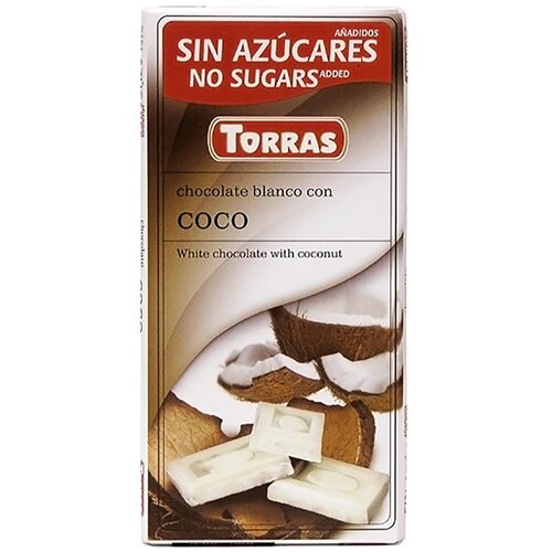 Torras Bela Torras čokolada sa kokosom i zaslađivačima bez šećera Slike