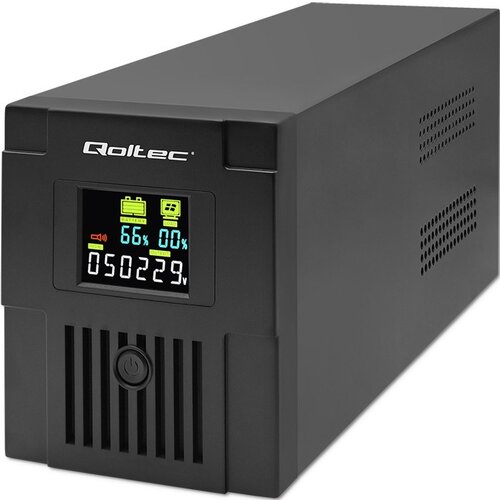 Qoltec 53770 uninterruptible power supply (UPS) Line-Interactive 1.5 kVA 900 W 2 AC outlet(s) Cijene
