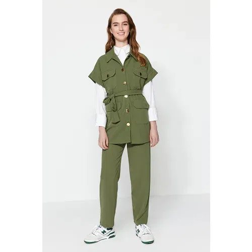 Trendyol Two-Piece Set - Khaki - Relaxed