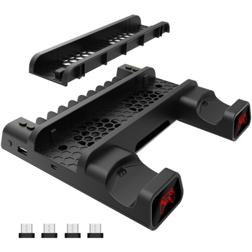 White Shark PS4 COOLING PAD + 2 CHARGING DOCK PS4-19076 CUTMAN Slike