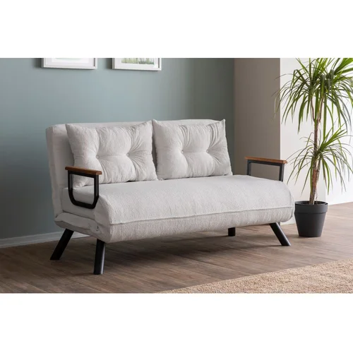 Atelier_Del_Sofa Dvosjed, Sando 2-Seater - Teddy Fabric - Cream