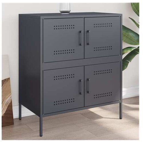 vidaXL Komoda antracit 68 x 39 x 79 cm čelična Cene