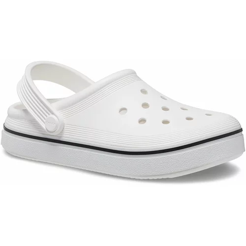 Crocs Natikači Crocband Clean Clog Kids 208477 White 100