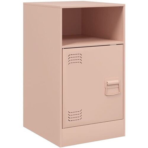 VidaXL Nočna omarica roza 34,5x39x62 cm jeklo, (21228740) Slike