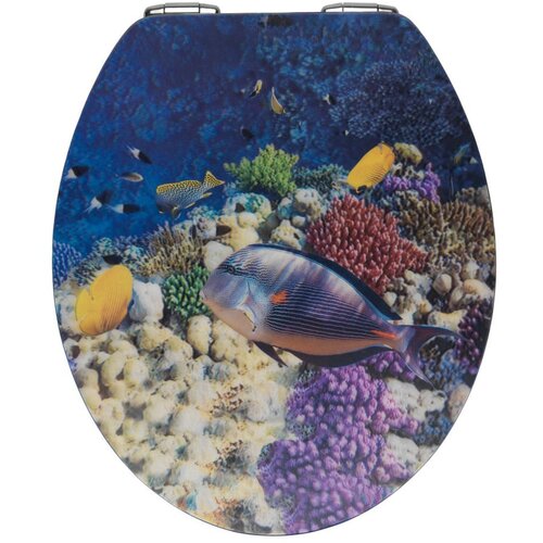 Wenko wc sjedalo s 3D slikom i s lakim zatvaranjem bellevue, 44,5 x 38 cm Cijene