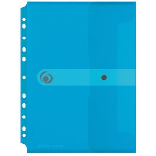 Herlitz Kuverta s dugmetom PP A4, uložna, Easy orga to go, , prozirno plava Cijene