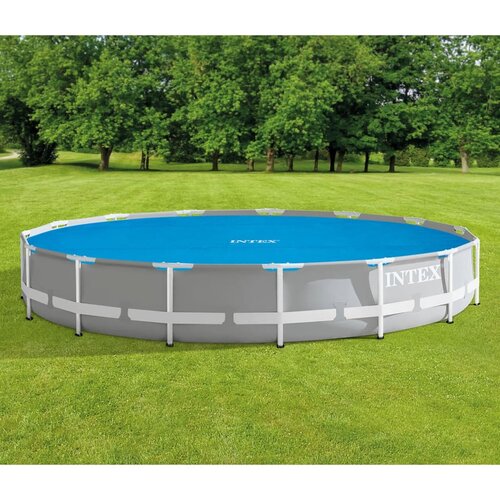 Intex solarna navlaka za bazen plava 448 cm polietilenska Slike